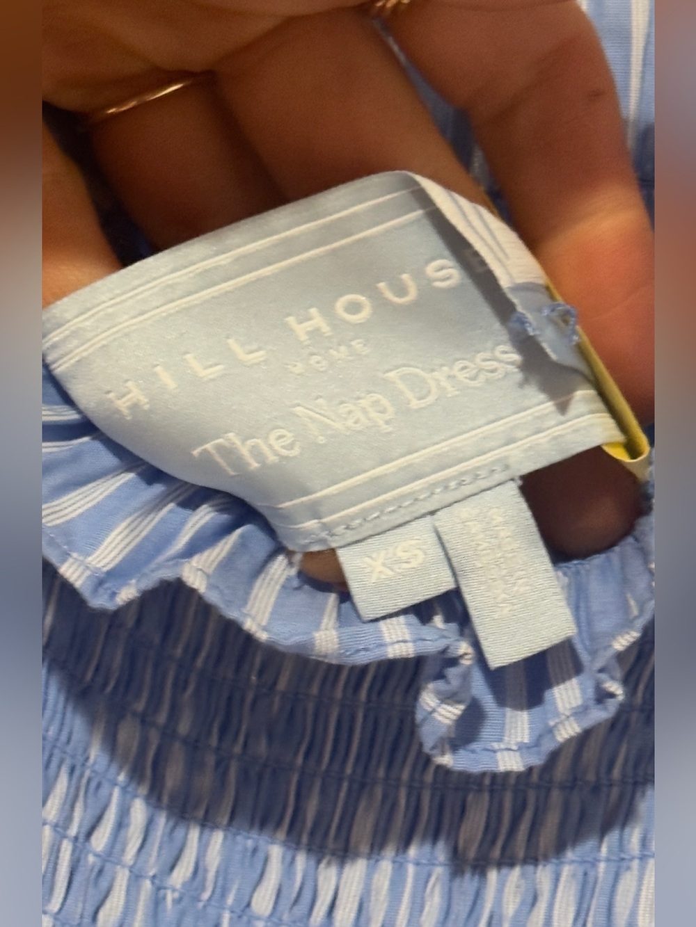 Hill House Home Ellie Nap Dress - Blue Stripe - Picture 9 of 12